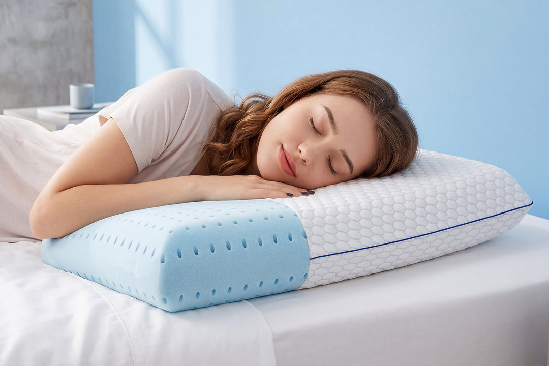 GeliPillex Cooling Gel Memory Foam Pillow | Bowlift
