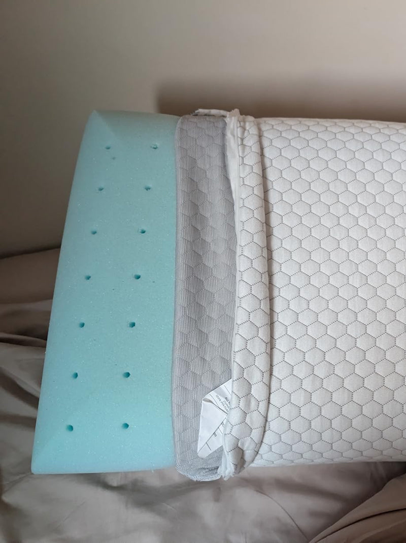 GeliPillex Cooling Gel Memory Foam Pillow | Bowlift