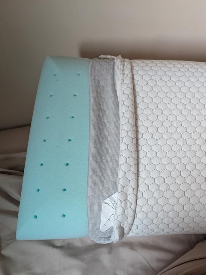 GeliPillex Cooling Gel Memory Foam Pillow | Bowlift