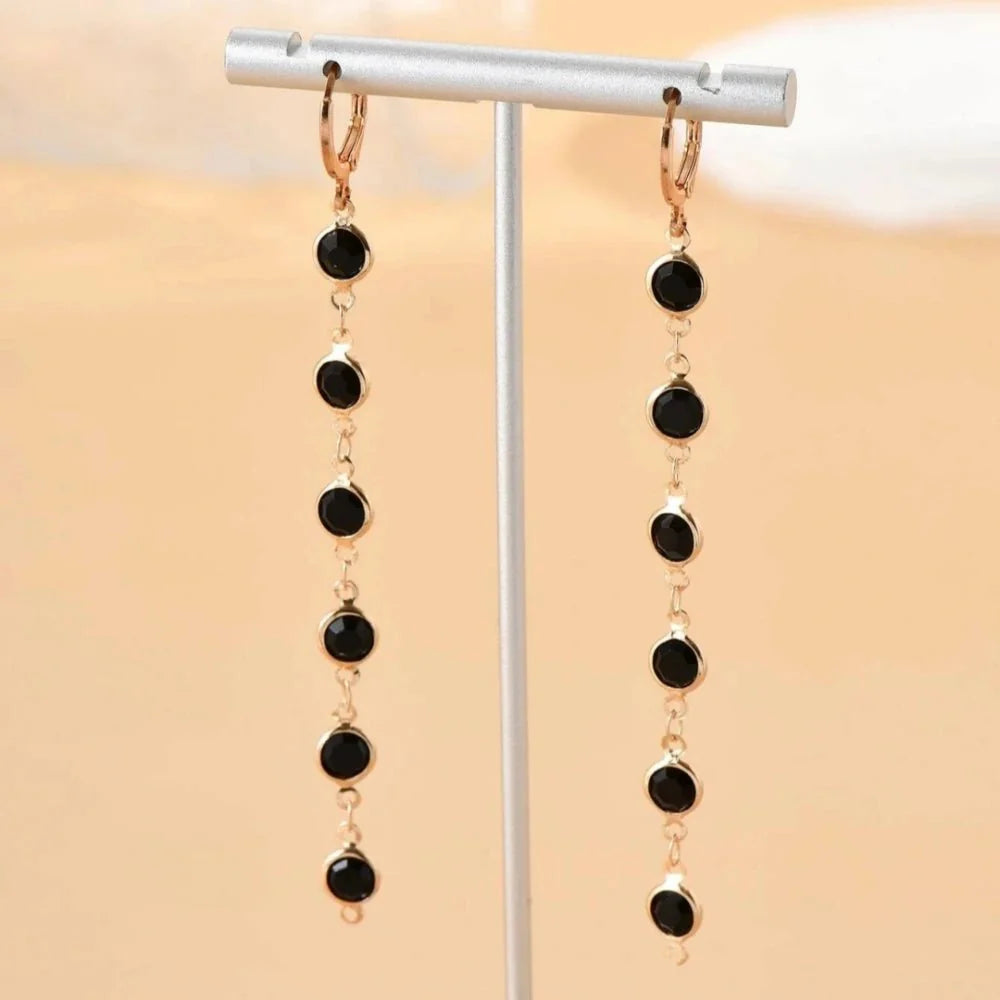 BowLift | Gem Drop Hoop Earrings