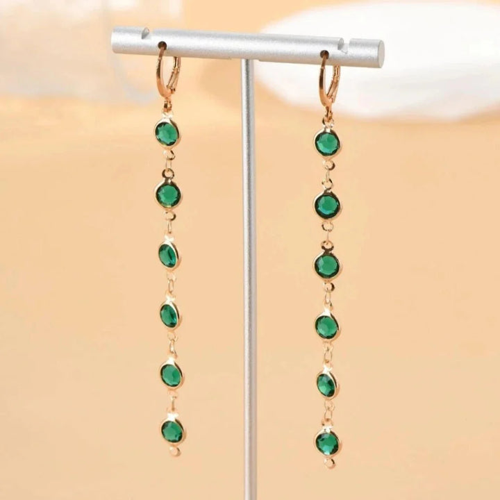 BowLift | Gem Drop Hoop Earrings
