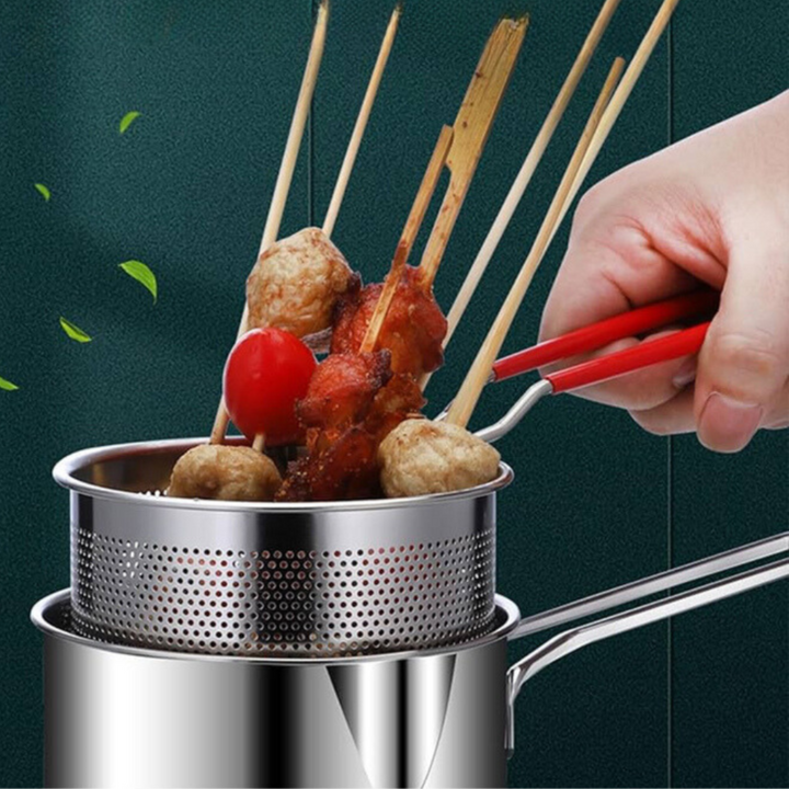 CookPro - Compact Fryer Set with Oil Saving Button Bowlift
