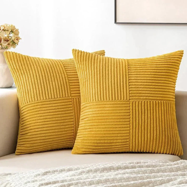 BowLift | VelvetEase – Soft Corduroy Cushion Covers