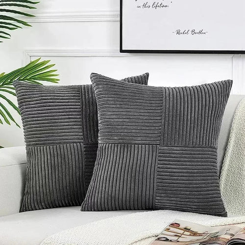 BowLift | VelvetEase – Soft Corduroy Cushion Covers