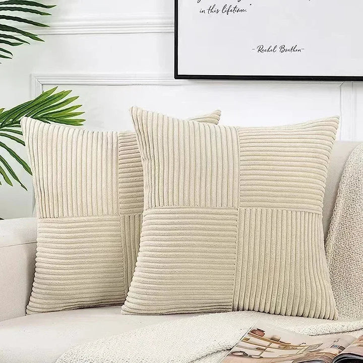 BowLift | VelvetEase – Soft Corduroy Cushion Covers
