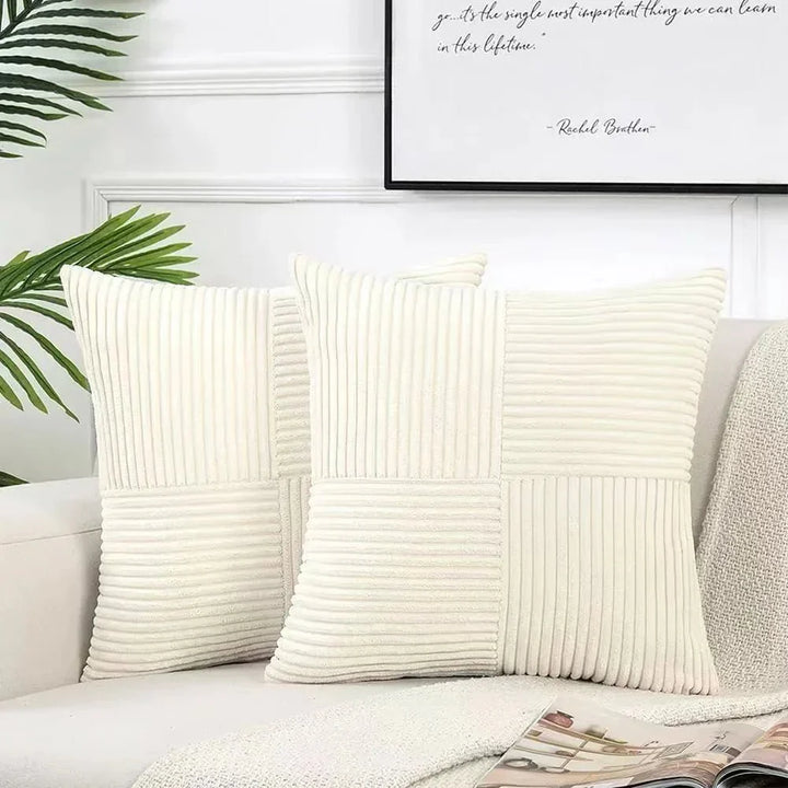 BowLift | VelvetEase – Soft Corduroy Cushion Covers