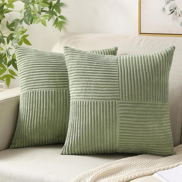BowLift | VelvetEase – Soft Corduroy Cushion Covers