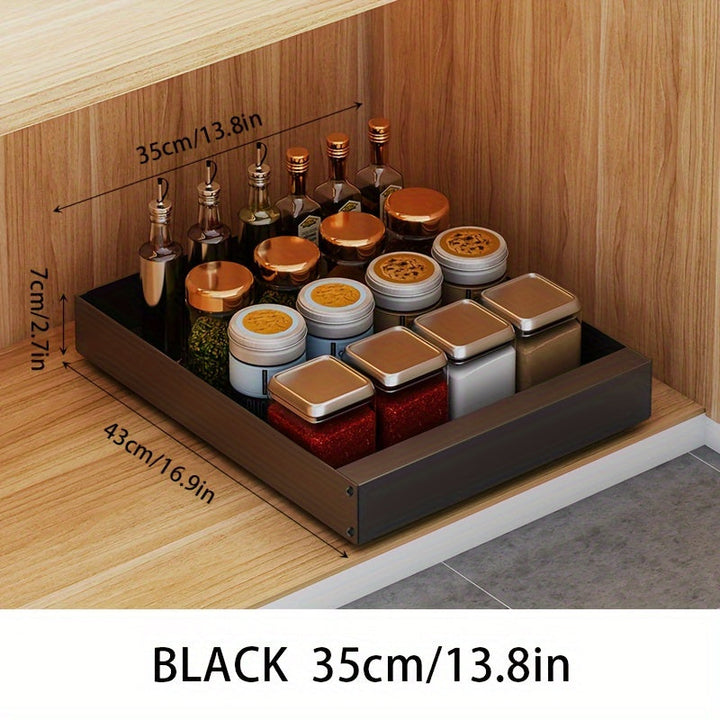 BowLift | Lina Pull-Out Kitchen Cabinet Organiser – Space-Saving Sliding Pantry Storage Rack