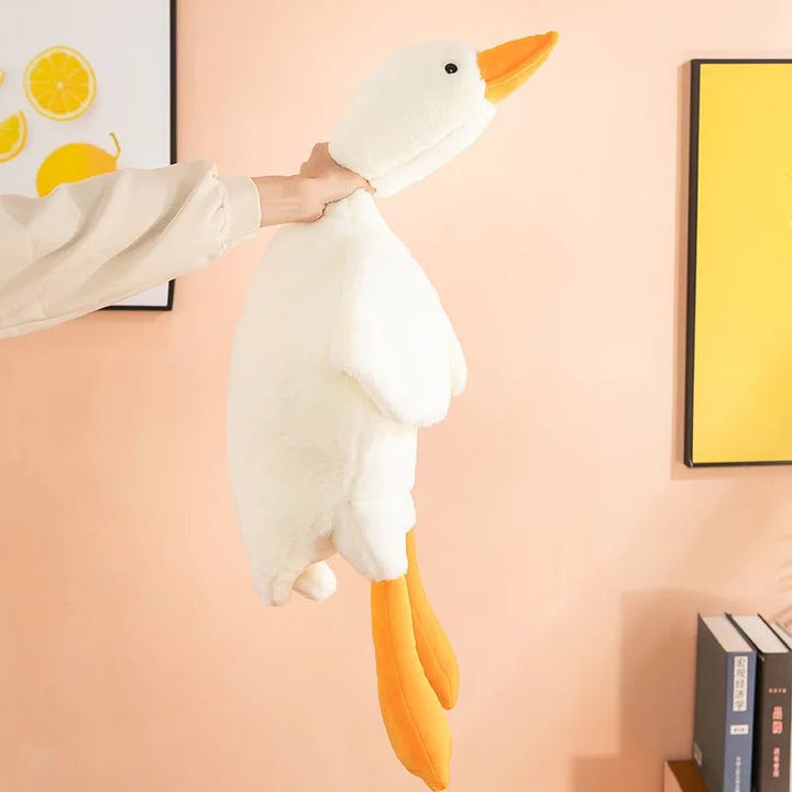 BowLift | Giant Plush Big White Duck Pillow – Ultra-Soft Hugging Pillow in 7 Charming Colors, Perfect Cuddly Companion & Whimsical Christmas Gift for Kids