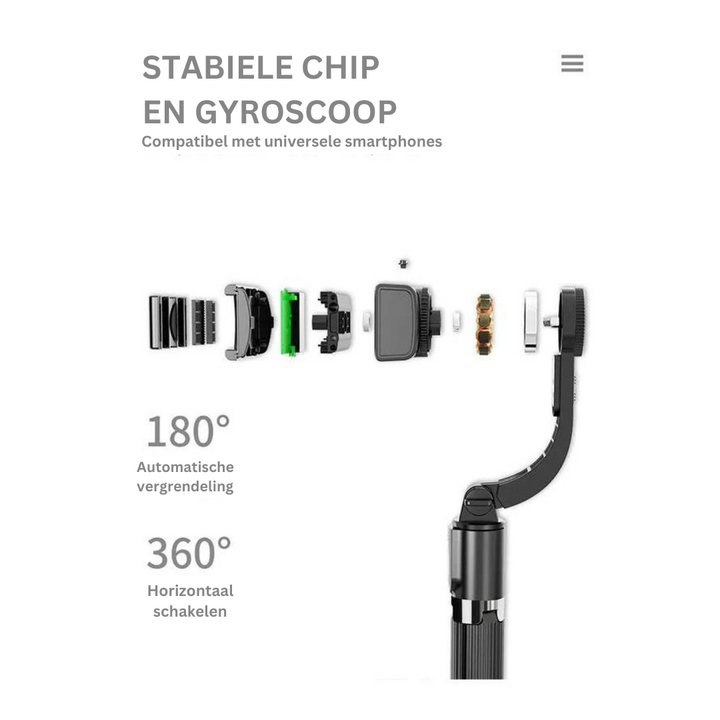 ProStabilizer - Premium Bluetooth Stabilizer for Mobile Photography Bowlift