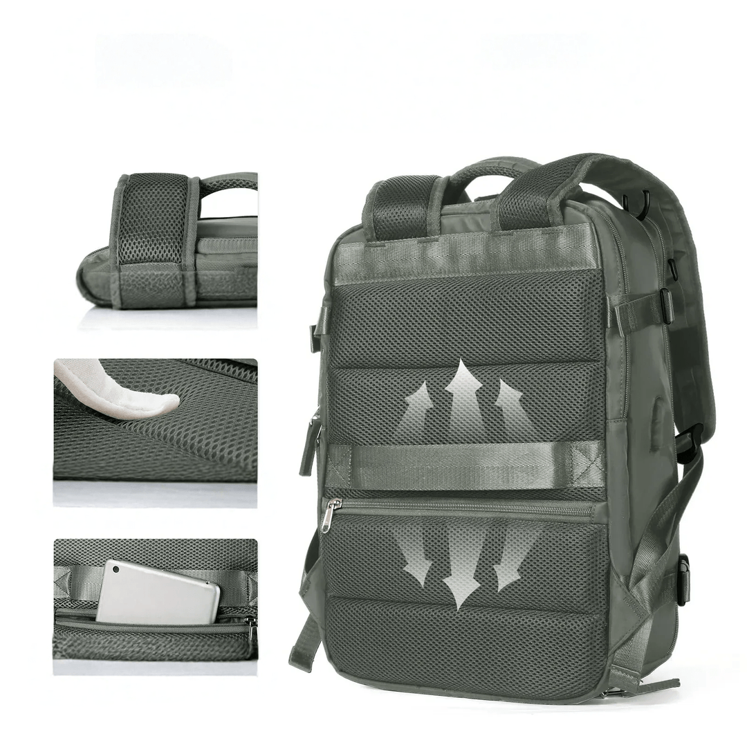 Waterproof Backpack with USB Charging Function and Laptop Compartment 35L | Bowlift