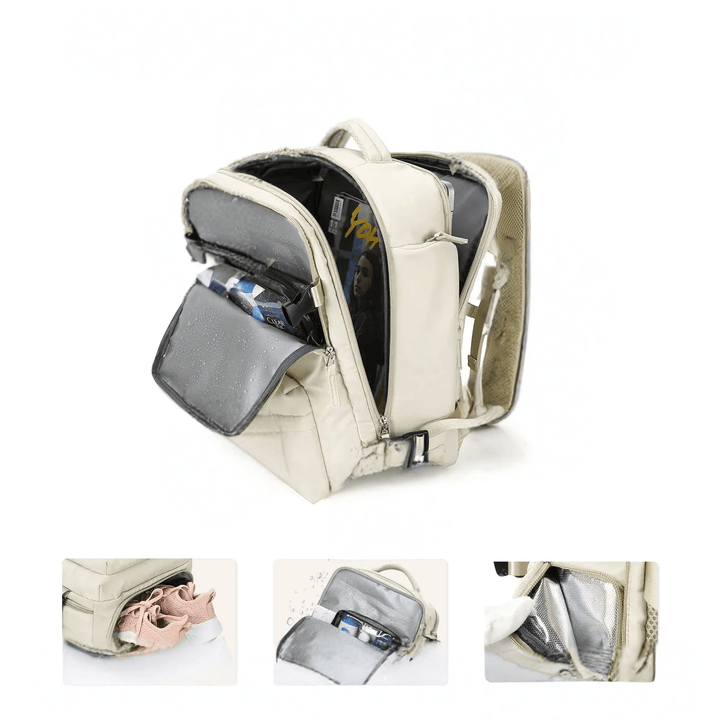 Waterproof Backpack with USB Charging Function and Laptop Compartment 35L | Bowlift
