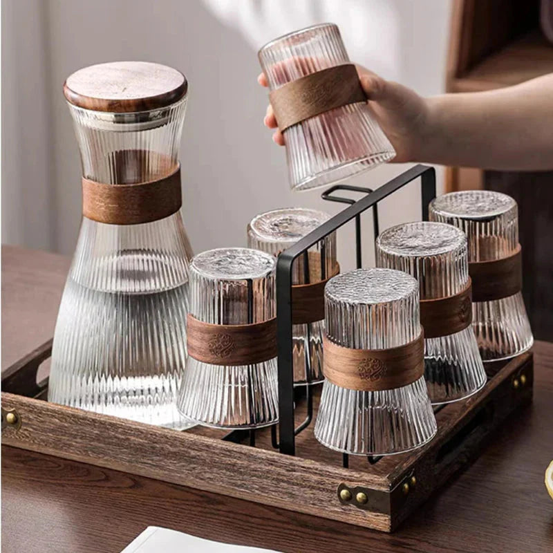 Glass Cup Set Water Kettle Bottle Creative Heat-resistant Water Glass | Bowlift