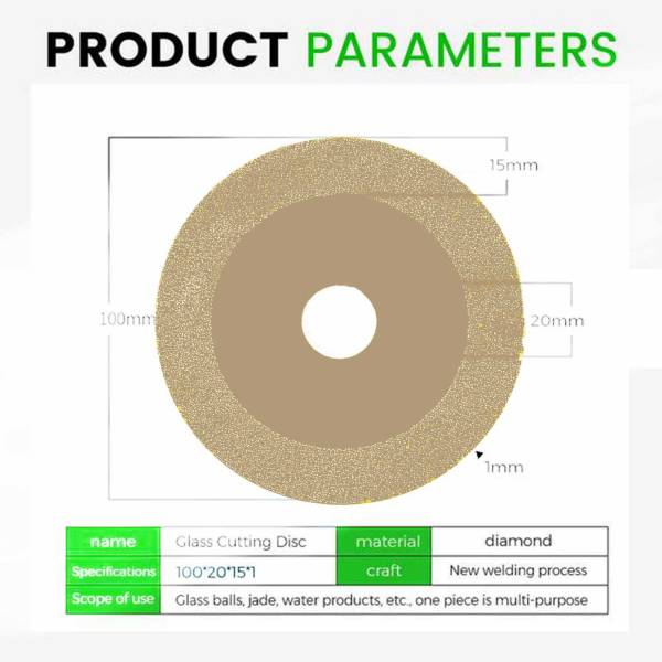 BowLift | Glass Cutting Disc Ceramic
