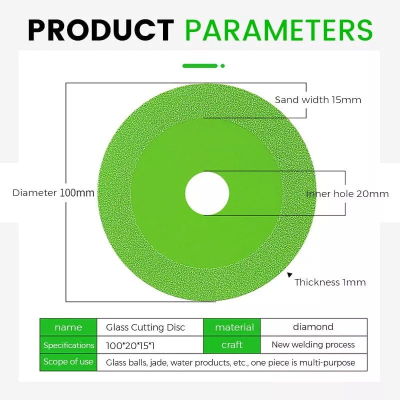 BowLift | Glass Cutting Disc Ceramic