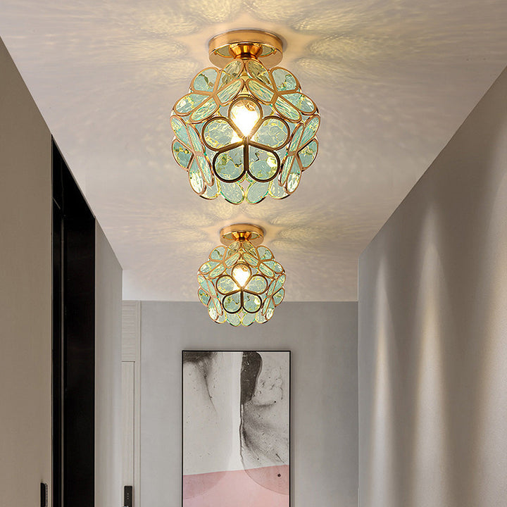 BowLift | Glass Flower Ceiling Light - FloraGlow