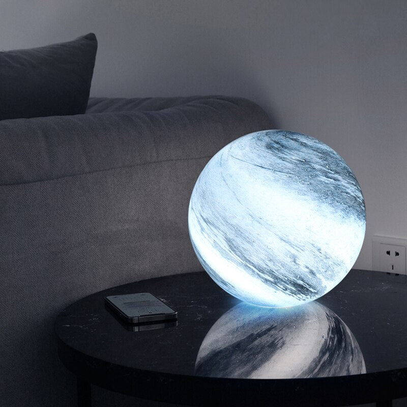 Glass Moon Lamp Bowlift