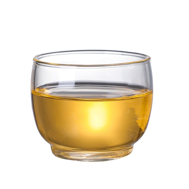 Glass Teapot Wood Handle Tea Ceremony Transparent Set Cup | Bowlift