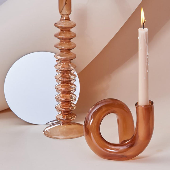 BowLift | Candle holder made of glass vase