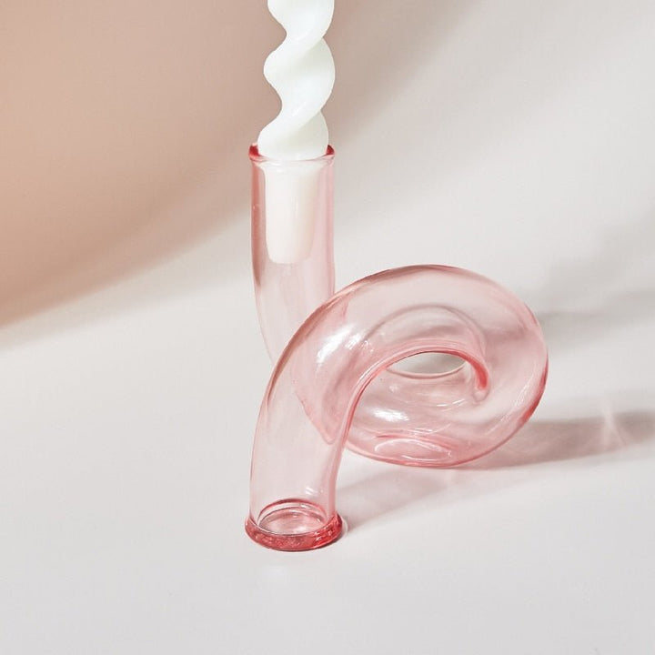 BowLift | Candle holder made of glass vase