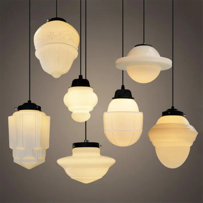 BowLift | GlasLuxe - Retro Geometrische Pendellamp