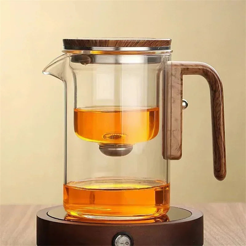 BowLift | TeaPure Glassphere – Glass Teapot with Loose Filter for Hot and Cold Tea