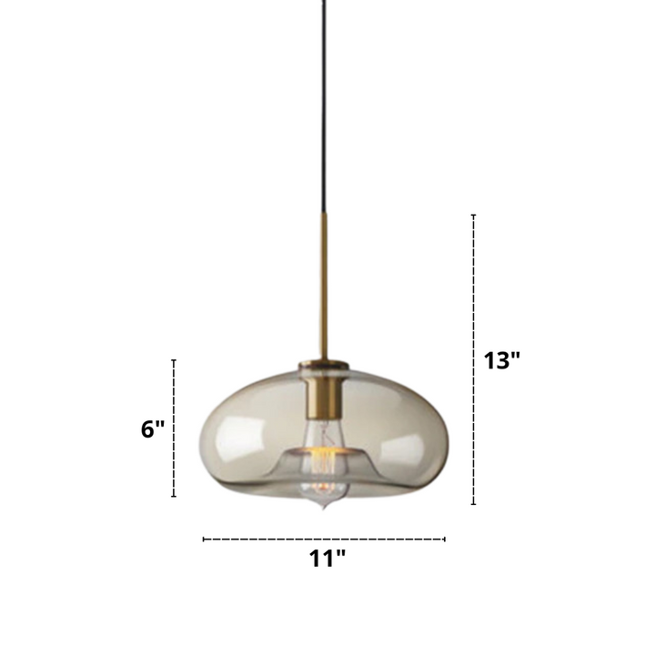 Modern Glass Hanging Lamps | Bowlift