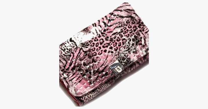 BowLift | 24-piece Pink Leopard Brush Set