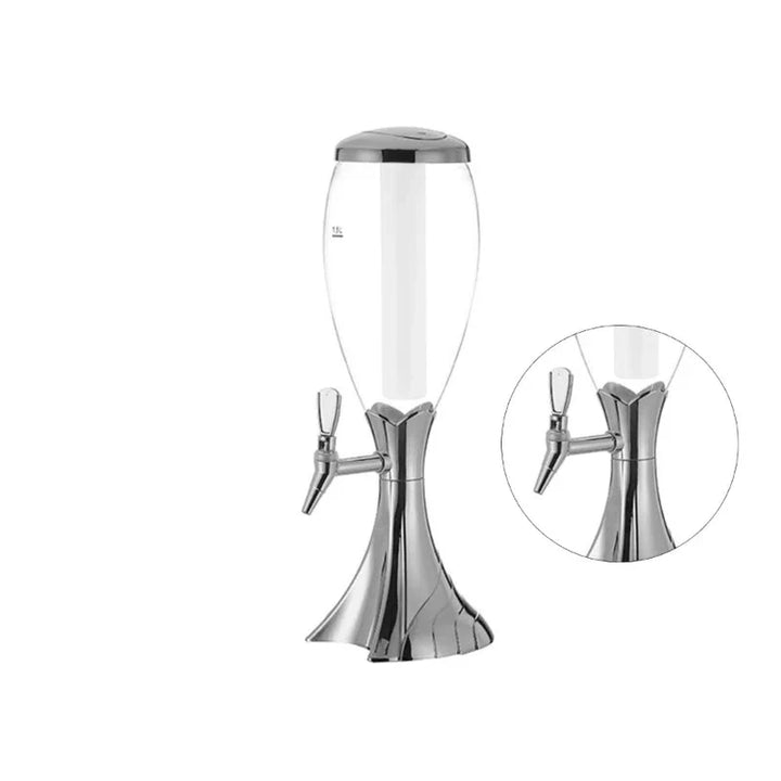 Glowing Drink Dispenser with Tap Beer Tower Versatile Drinks Dispenser | Bowlift