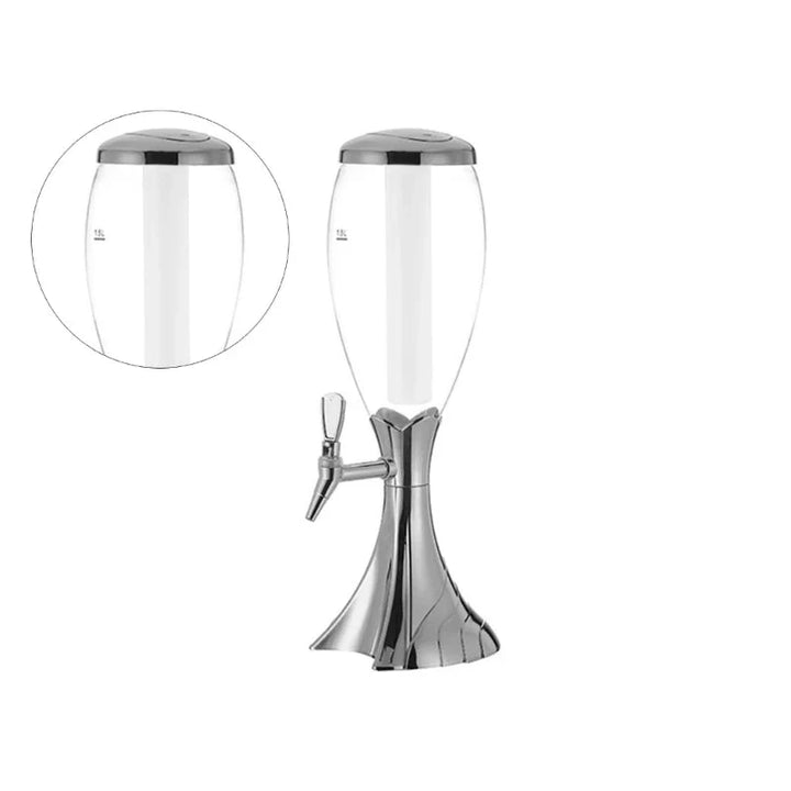 Glowing Drink Dispenser with Tap Beer Tower Versatile Drinks Dispenser | Bowlift