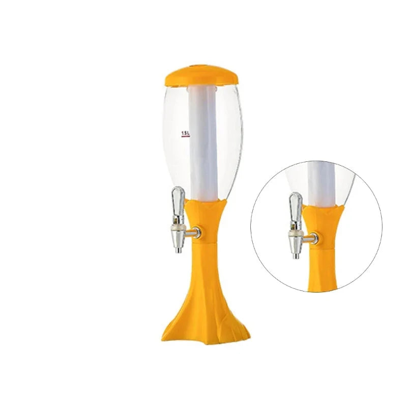 Glowing Drink Dispenser with Tap Beer Tower Versatile Drinks Dispenser | Bowlift