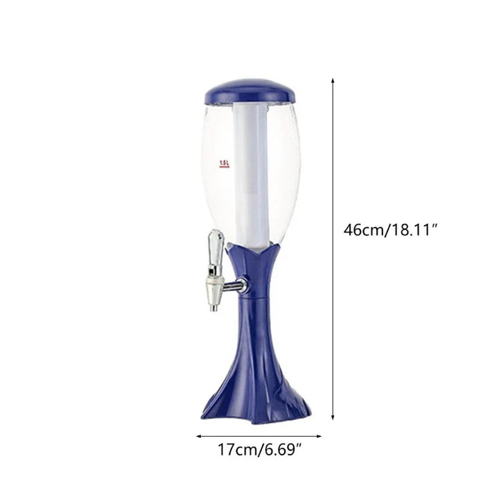 Glowing Drink Dispenser with Tap Beer Tower Versatile Drinks Dispenser | Bowlift