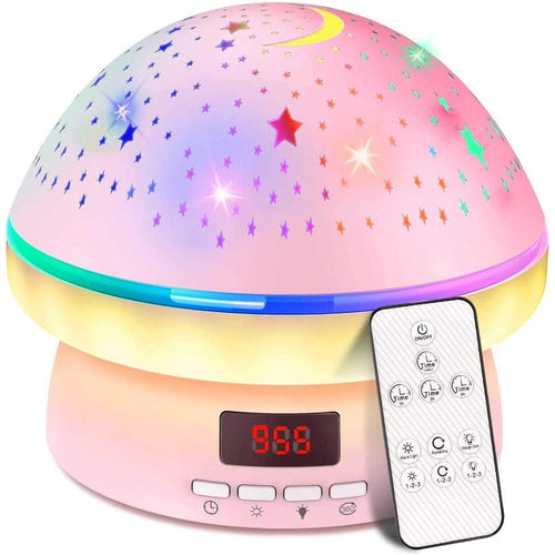 BowLift | COSMIGLOW – Magical Star Projector with Timer & 16 Colors for Relaxing Nights