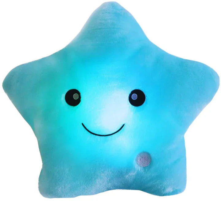 BowLift | Bright Star Cushion – Cozy LED Fabric Cushion with Color Changing & Cute Design