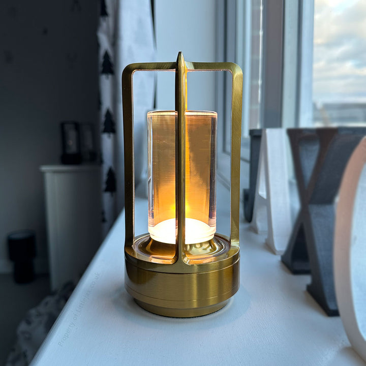 Wireless Vintage Lantern Table Lamp | Bowlift