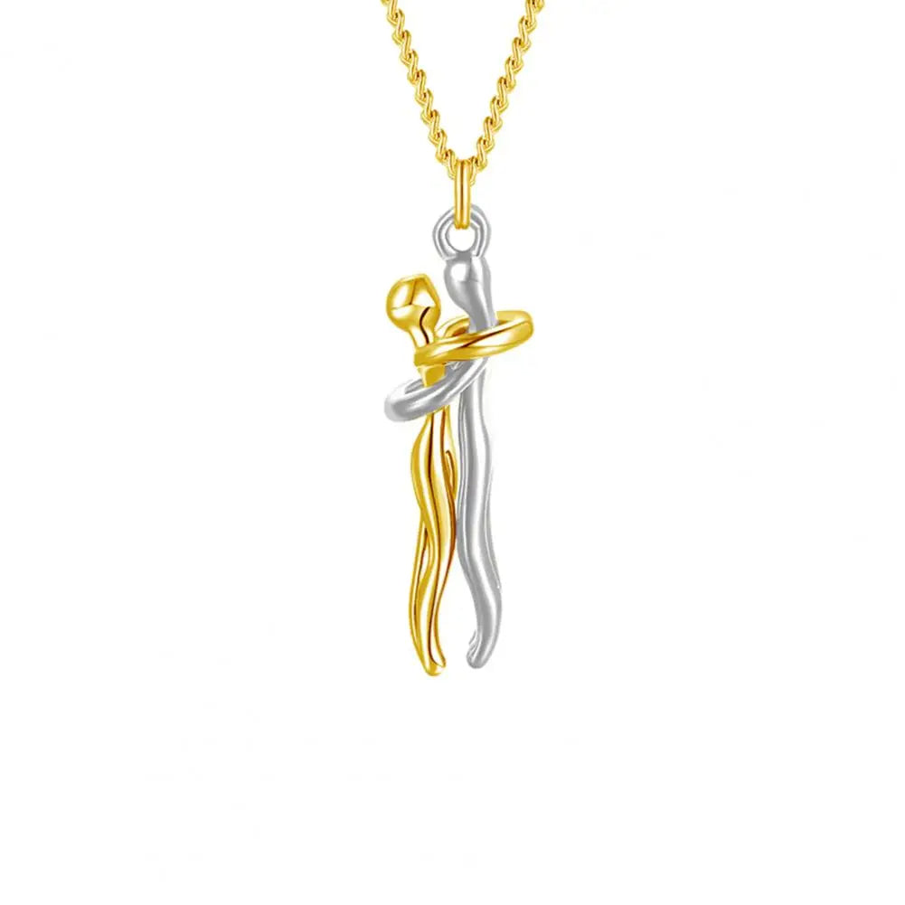 BowLift | Romantic Hugging Necklace Pendant for Couples
