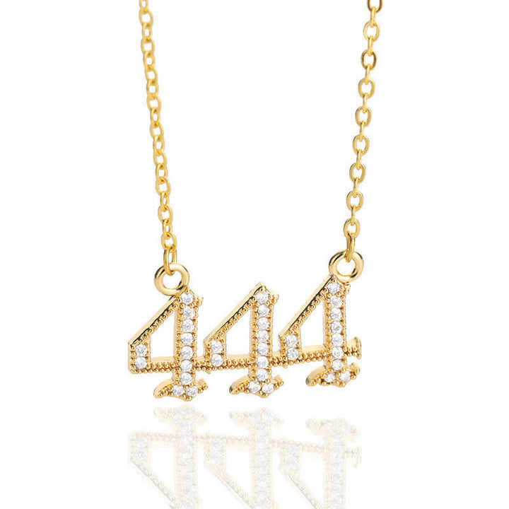 BowLift | Zirconia English Numbers Necklace – Seraphina