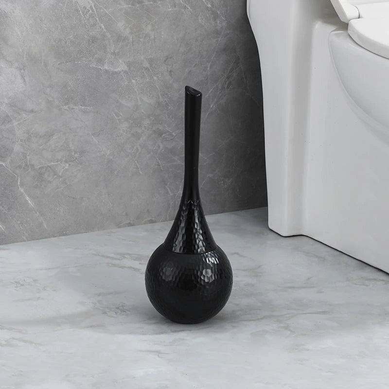 BowLift | GOLDENLUXE – Sculpted Toilet Brush with Elegant Metallic Design for Modern Bathrooms