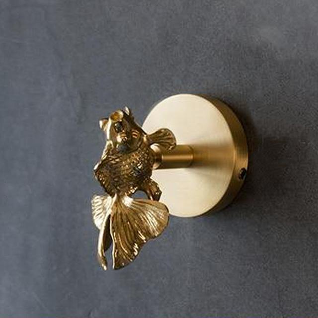 BowLift | Gold Brass Wall Hooks – Handmade Animal Designs for Stylish Wall Decoration