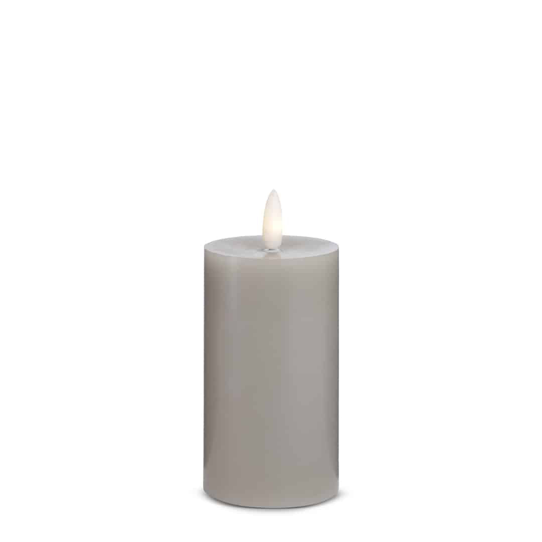LED Candle (1 piece) with realistic 3D flame 5 x 12.5 cm | Bowlift