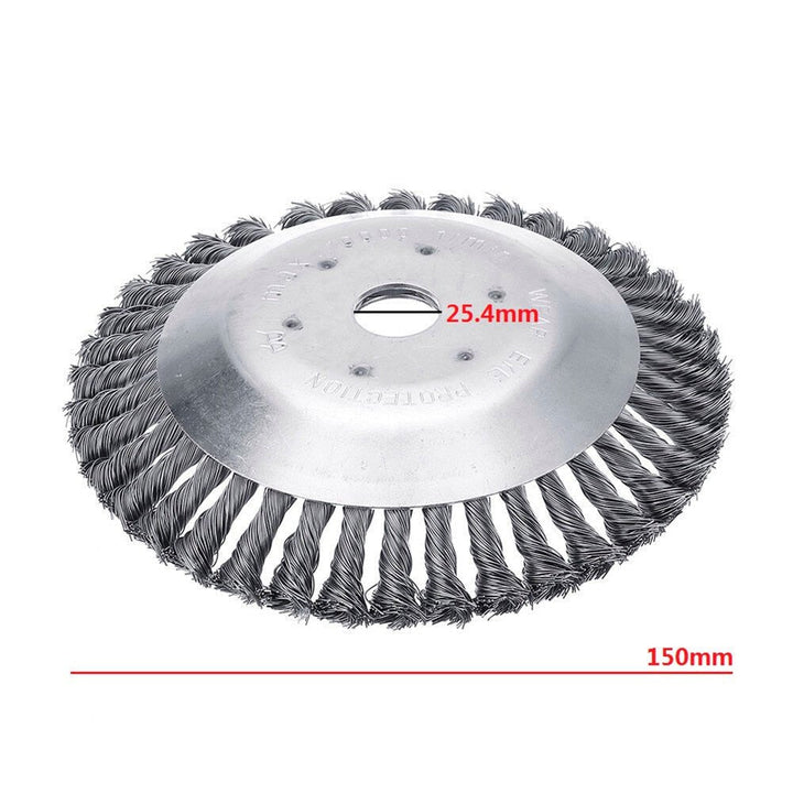 BowLift | Weed Brush for Trimmer – Robust Wire Brush Made of Steel for Joint Paving Garden Care