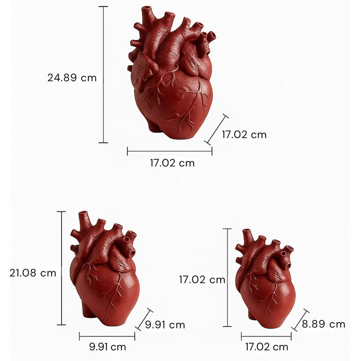 BowLift | Heart vase Amoura | Greek-inspired design | High-quality synthetic resin | Available in many colors