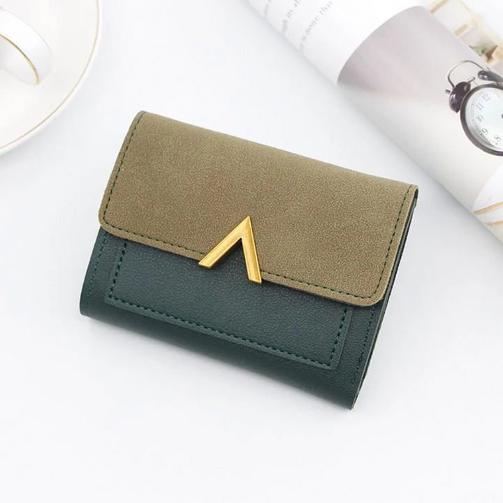 Compact Leather Wallet for Women Bowlift