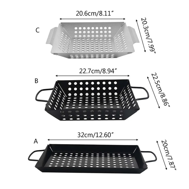 BowLift | GRILL BASKET – Non-Stick BBQ Tool for Easy Grilling