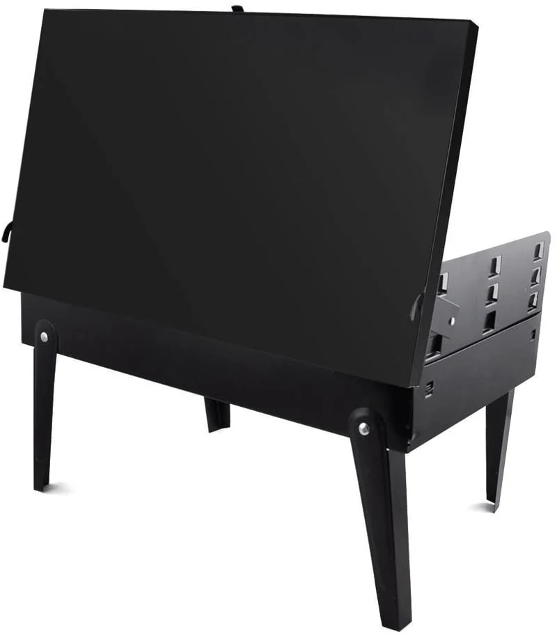 BowLift | Grillmate Fold – Foldable Steel Suitcase Grill for Garden, Camping & Outdoor BBQ
