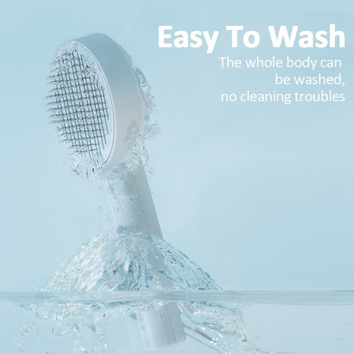 BowLift | GROOMCLICK – Self-Cleaning Cat Brush for Gentle Grooming & Less Shedding
