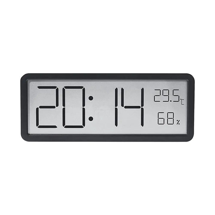 BowLift | Modern LED Wall Clock with Large Display and Thermometer