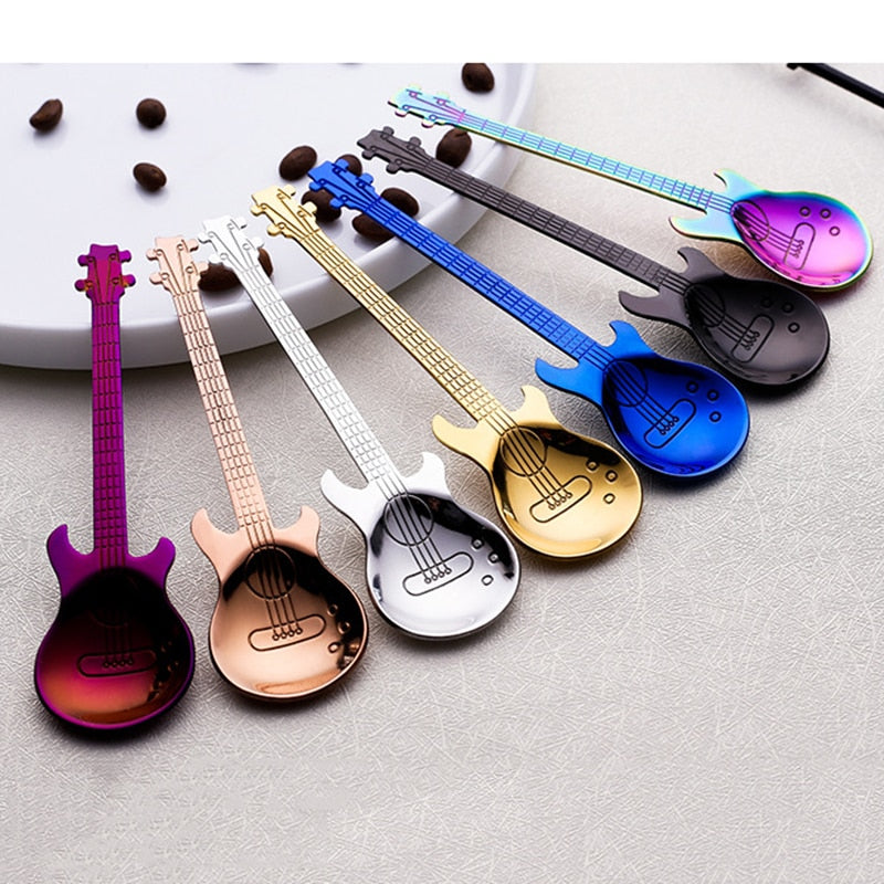 Guitar Shaped Coffee Spoon | Bowlift