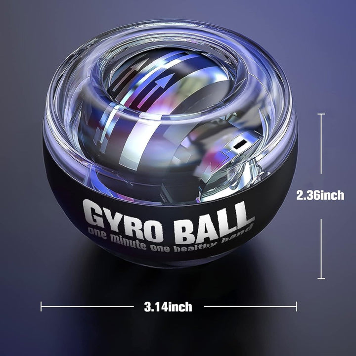 BowLift | Gyropower Self-Starting Forearm Trainer – Gyroscopic Hand Exerciser for Grip Strength and Wrist Training