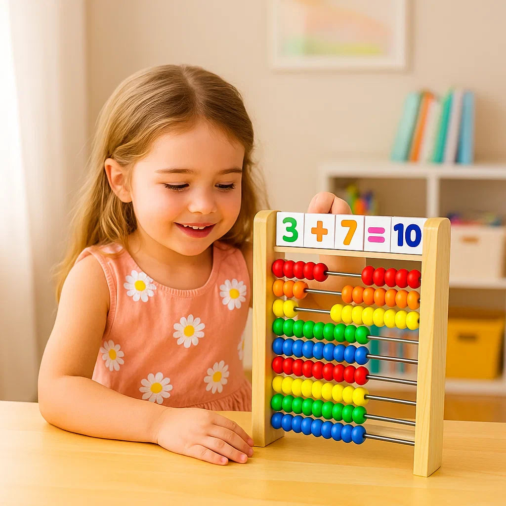 BowLift | Wooden Counting Frame for Learning to Count and Calculate